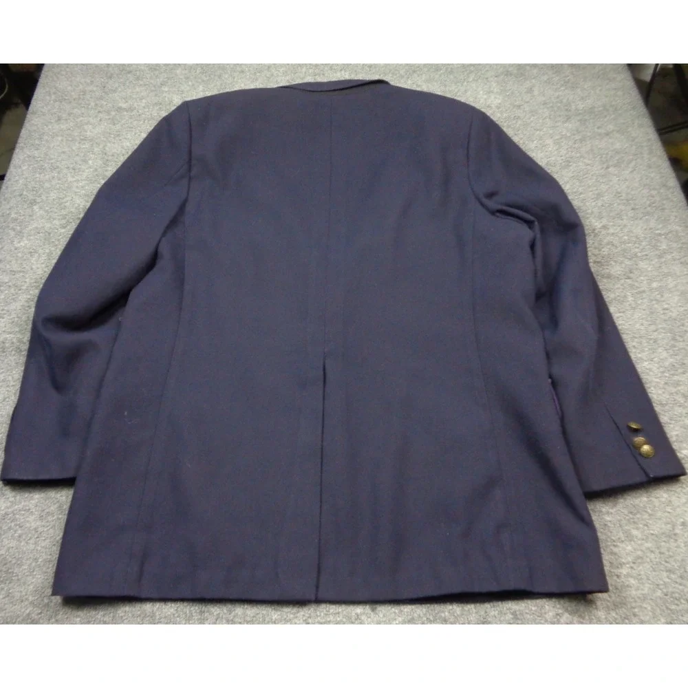 Vintage Patagonia Mens Navy Blue Field Jacket Blazer Sport Coat Sz 44L 2-Button